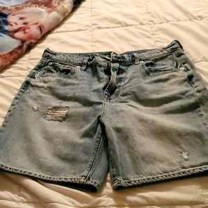 Denim shorts